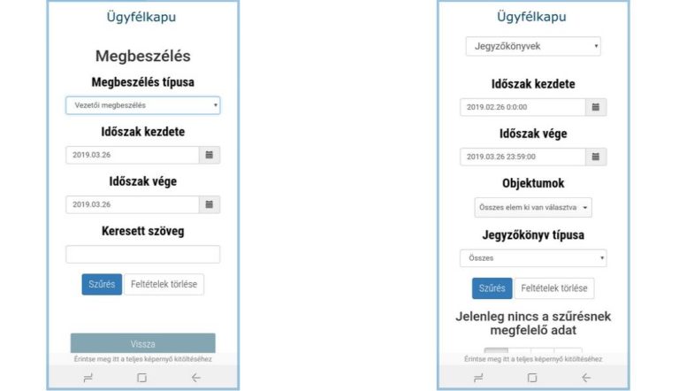 IT Group Kft. - Egyedi Szoftverfejlesztés - Ügyfélkapu mobil